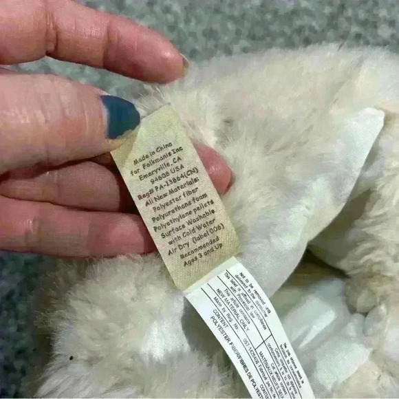 Folkmanis Polar Bear Hand Puppet Standing Sitting Arctic Bear See Note - Picture 6 of 11